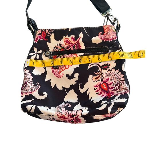 Franco Sarto Women's Multicolor Floral Print Crossbody Bag Size 10" x 10" - Picture 3 of 12
